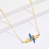 Heartbeat Love Pulse Pendant Necklace